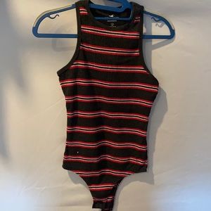 MUSCLE TEE BODYSUIT STRIPED